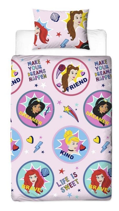Disney Princess Quilt Cover Set Single Fearless