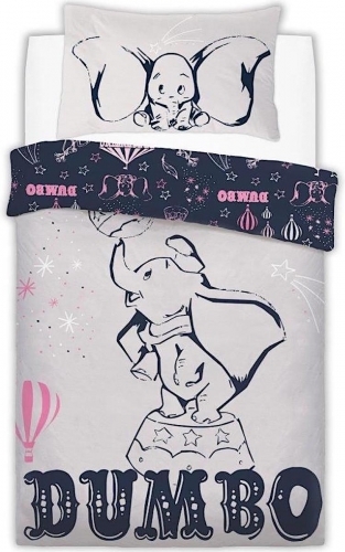 Disney Dumbo Quilt Cover Set Single Dumbo Presenting