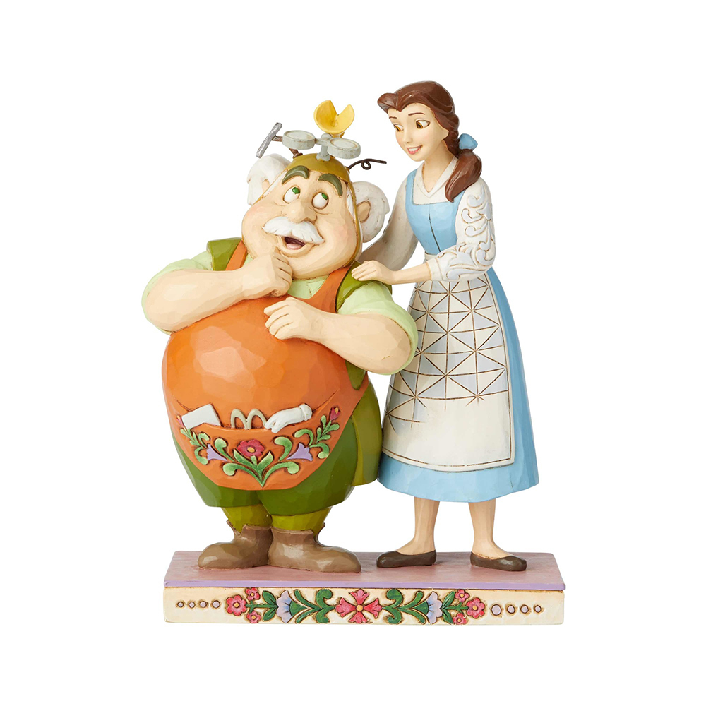 Jim Shore 6002806 Disney Traditions "Devoted Daughter" Belle & Maurice