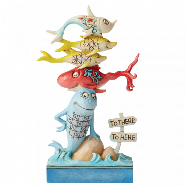 Jim Shore Dr Seuss One Fish, Two Fish, Red Fish, Blue Fish
