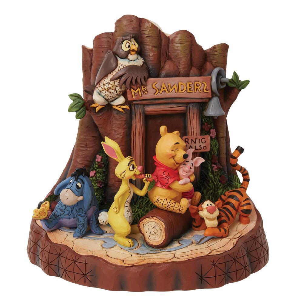 Jim Shore Disney Traditions Winnie The Pooh Pooh Carved By Heart