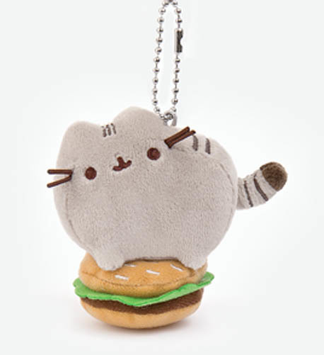 pusheen keychain plush