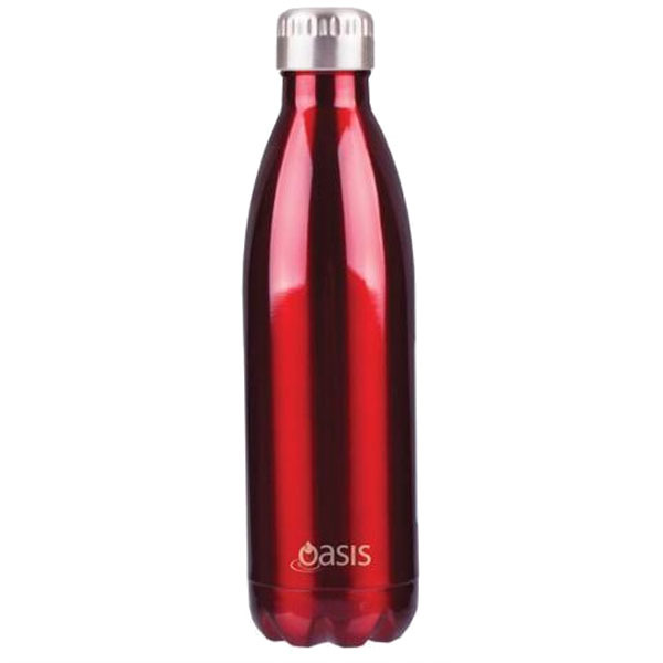 Oasis Insulated Drink Bottle 750ml Red