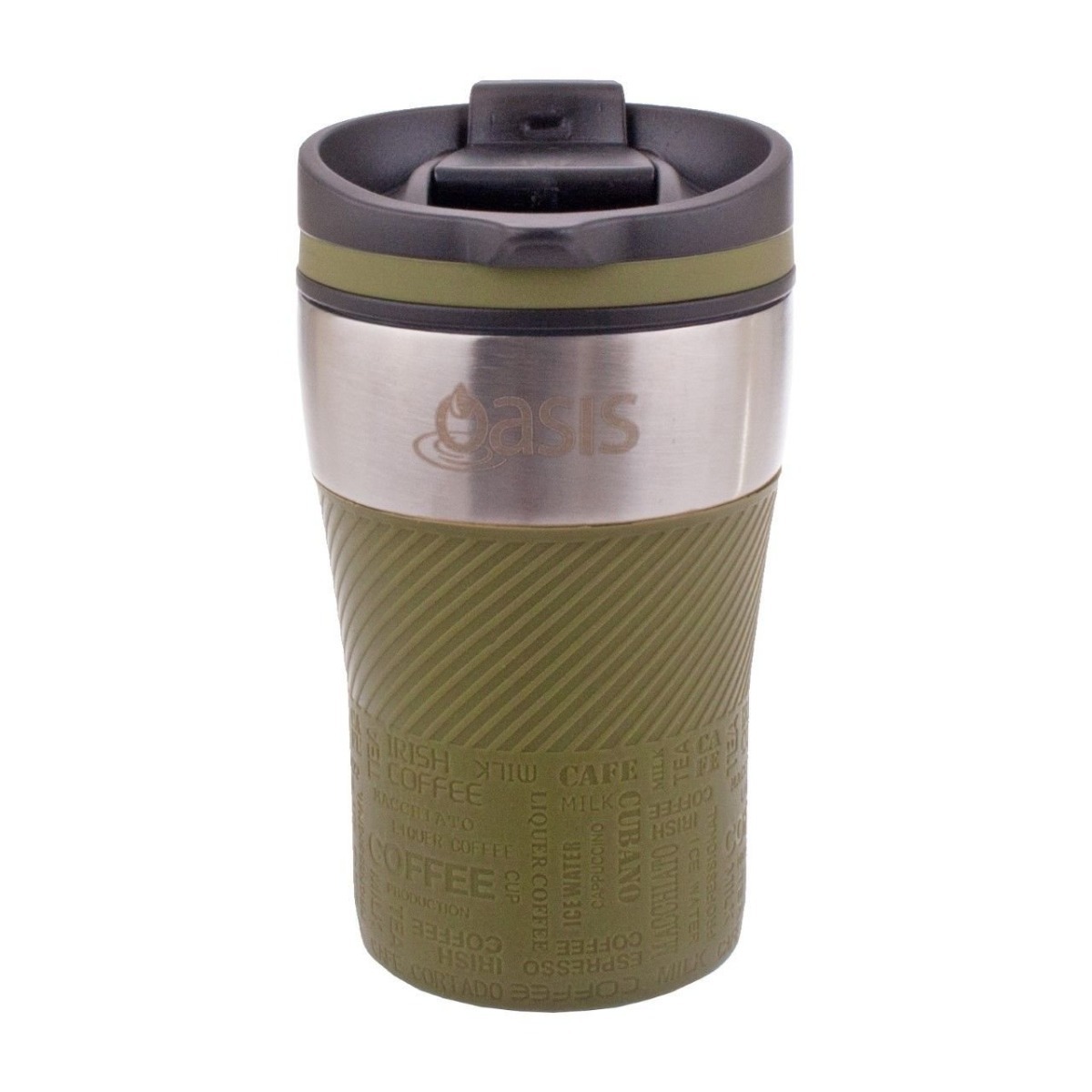 Oasis Cafe Insulated Leakproof Travel Coffee Cup 280ml Avocado