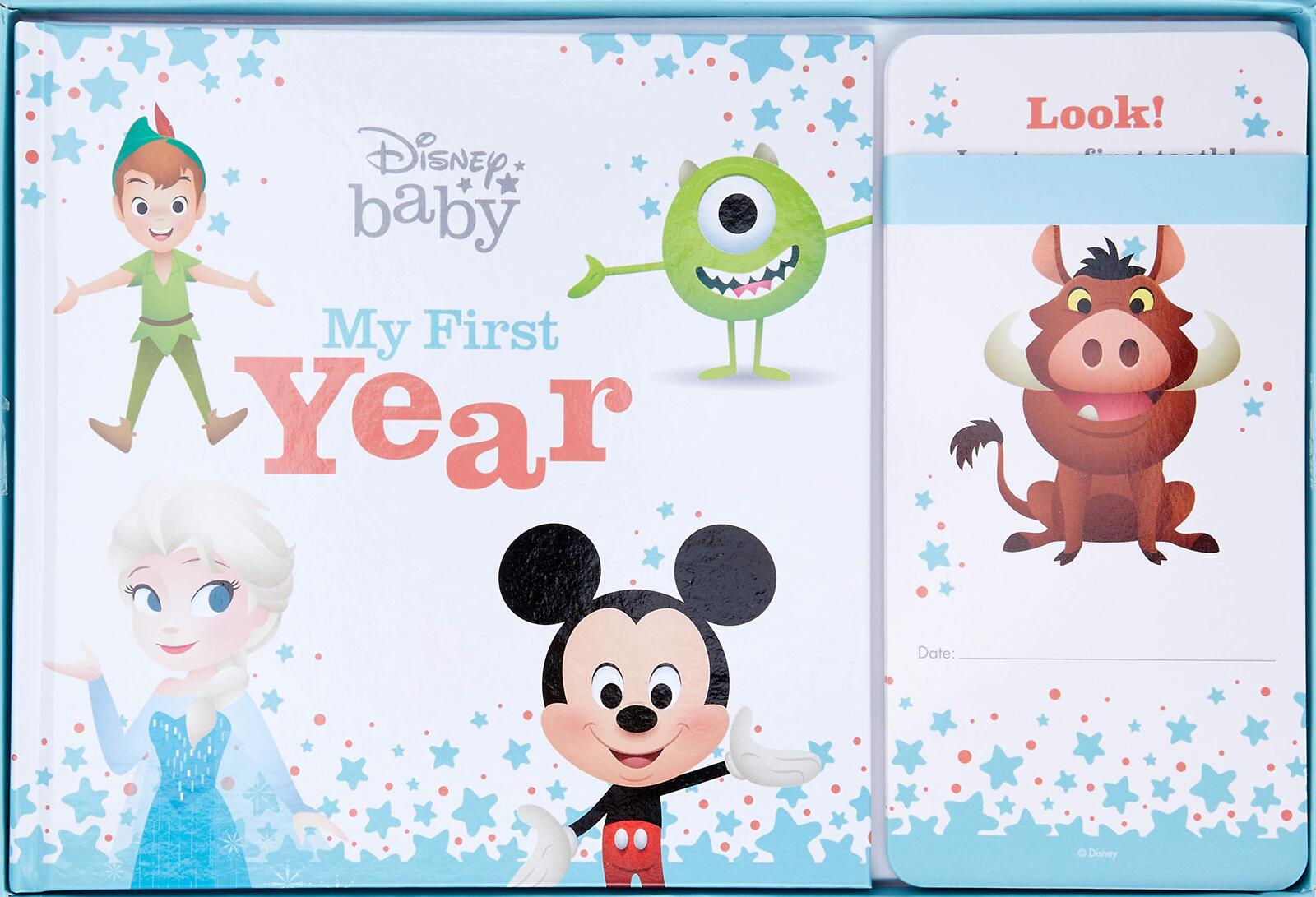 Disney Baby My First Year Book and Milestone Cards