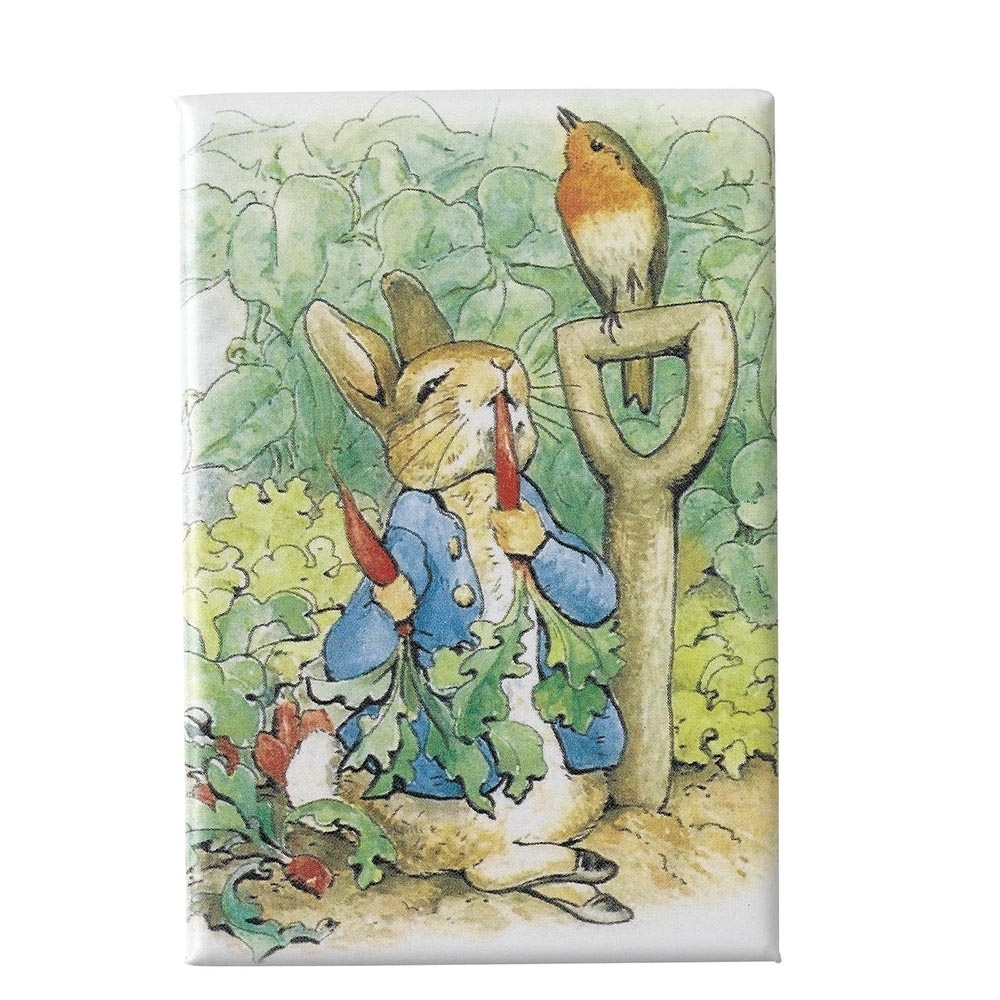 Beatrix Potter Magnet - Peter Rabbit with Radishes A27531