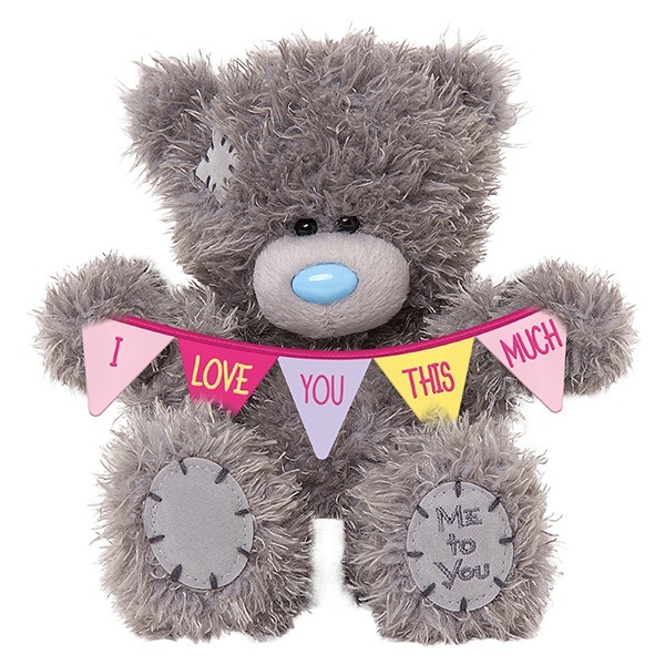 Tatty Teddy Bear Me to You Luxury Wedding Guest Signing Book 