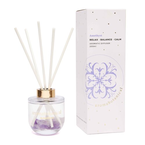 Aromabotanical Crystal Reed Diffuser Amethyst