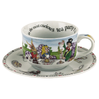 Alice In Wonderland Teacup and Saucer - Set of 2 AWL310