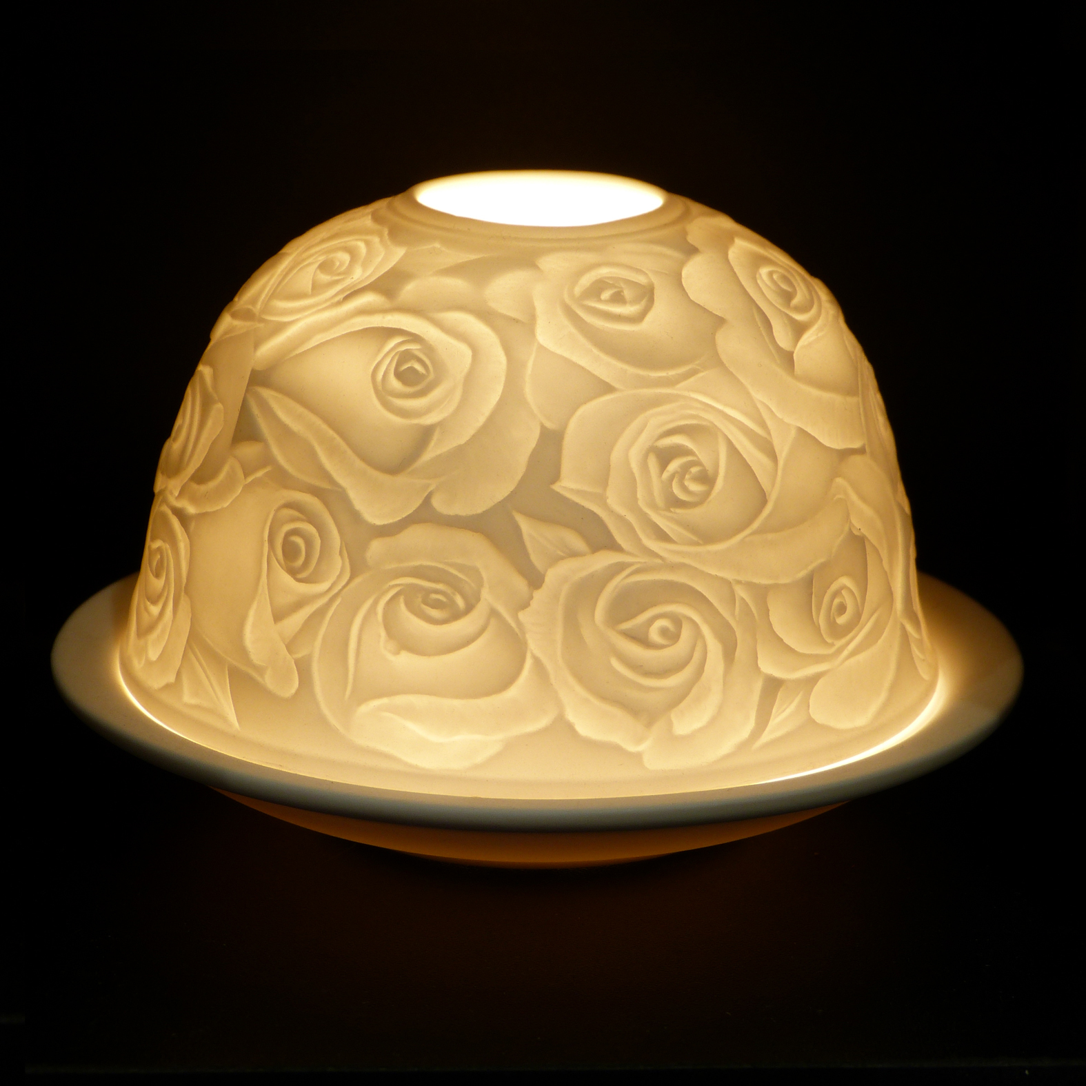 Porcelain tea light on sale holder