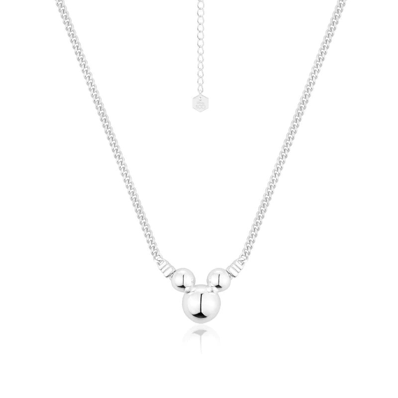 White gold mickey discount mouse necklace