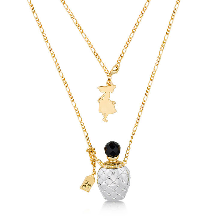 Gemstone Bottle Necklace (Black Tourmaline with Owl Charm) – Grove and  Grotto