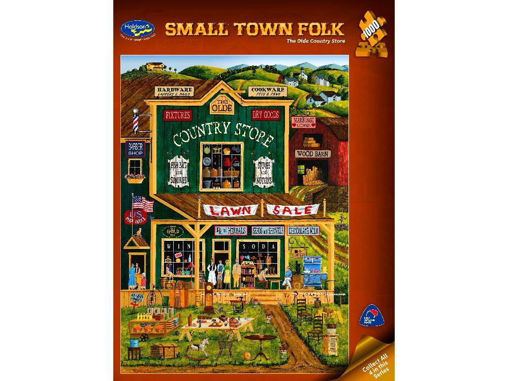 Holdson Small Town Folk The Olde Country Store Puzzle 1000 Pieces