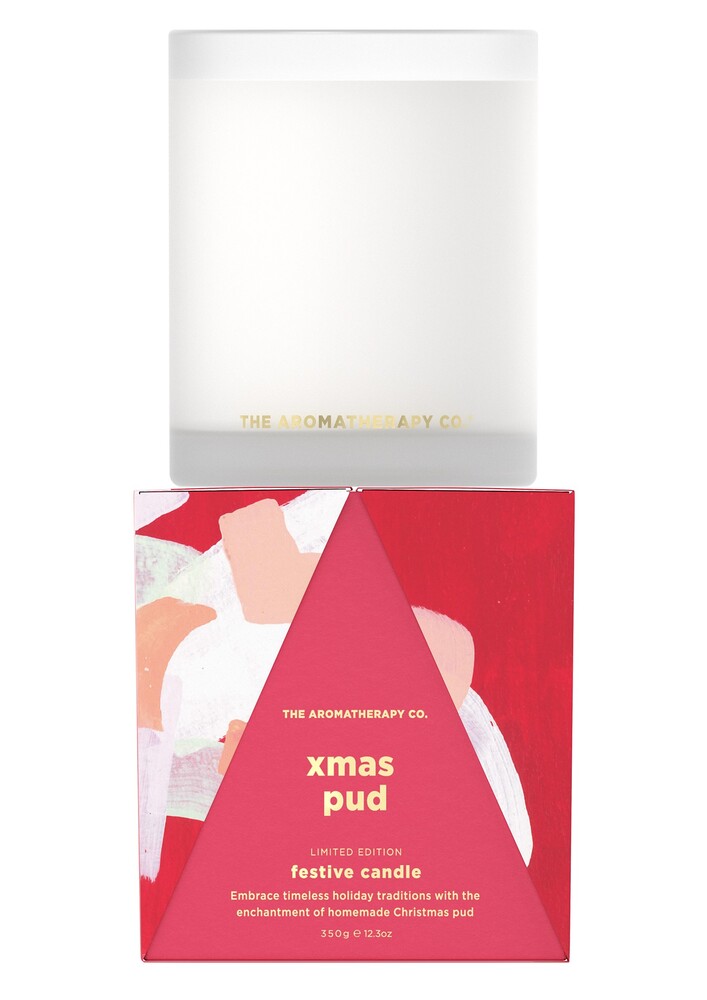 THE AROMATHERAPY CO Festive Favours Candle Xmas Pud