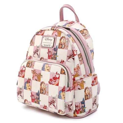 Loungefly Disney Rose Checker Mini Backpack