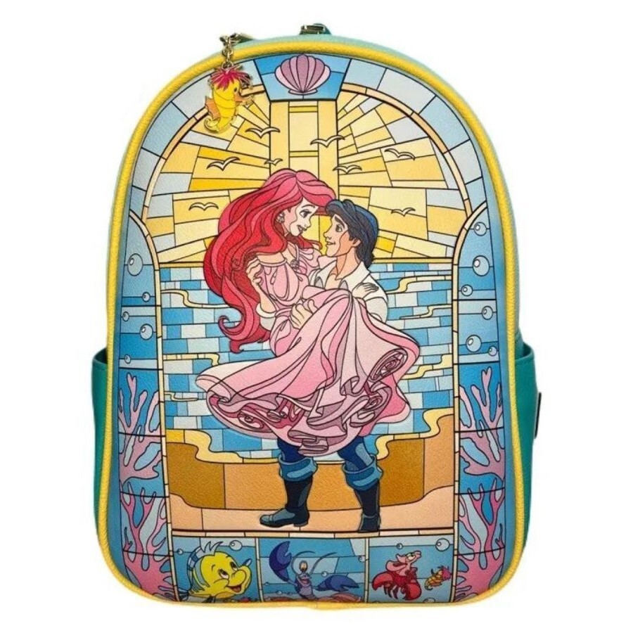 Loungefly Disney Sleeping Beauty Stained Glass Castle Mini Backpack