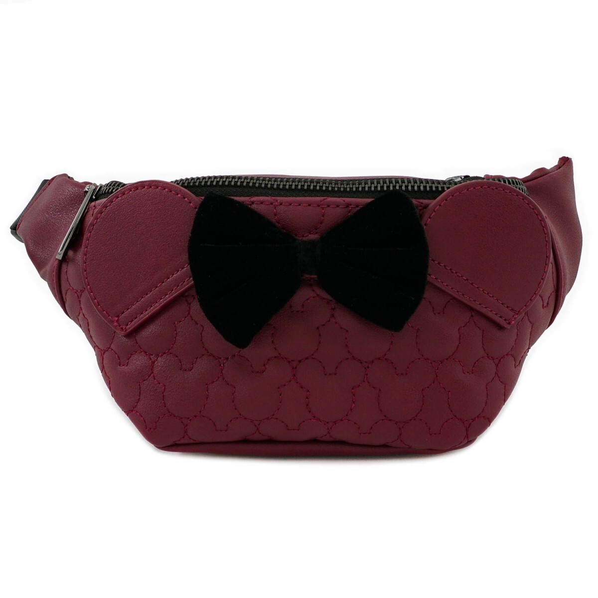 Loungefly Minnie Mouse Maroon Wallet Purse Quilted Burgundy Disney