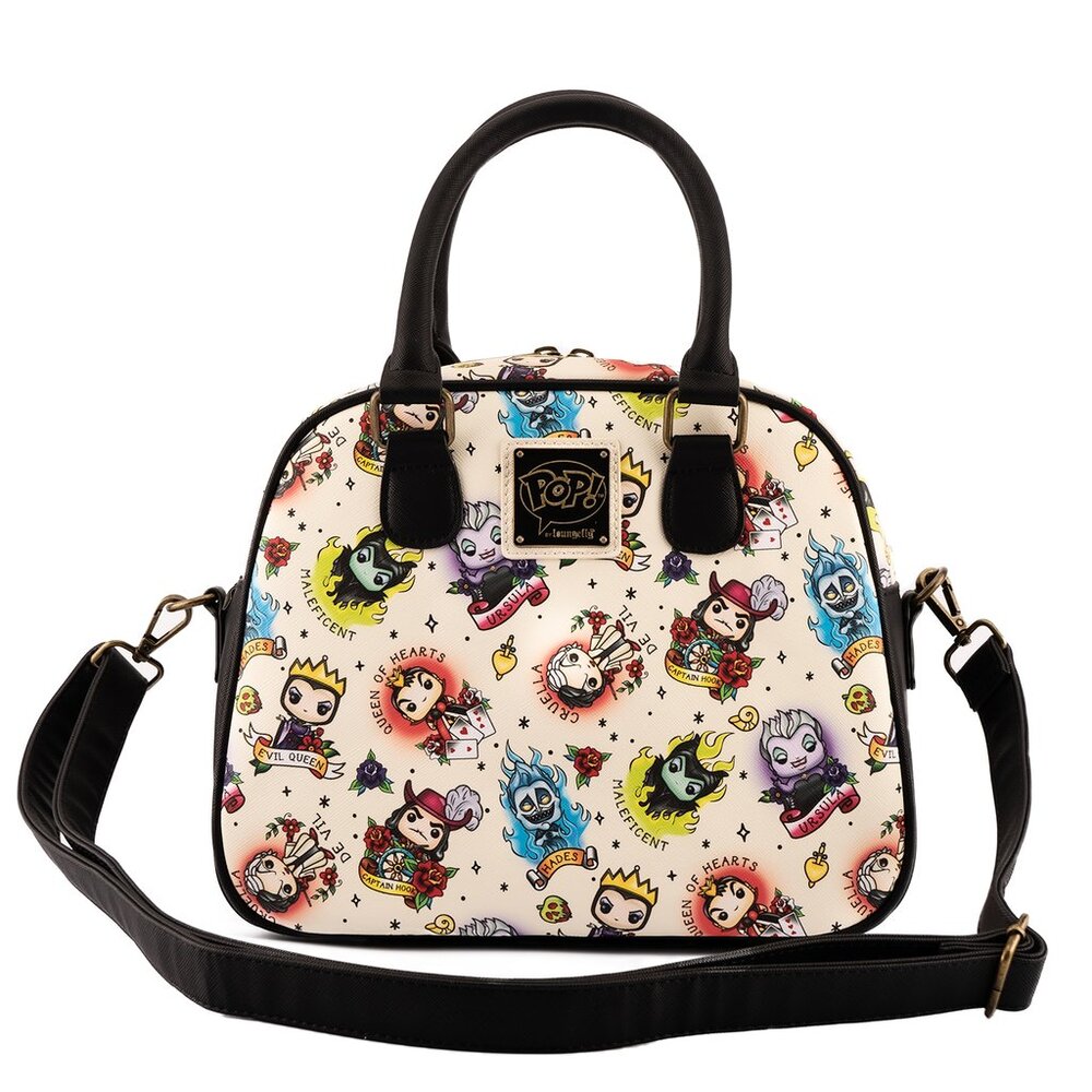 Loungefly Disney Villains Tatto Crossbody Bag