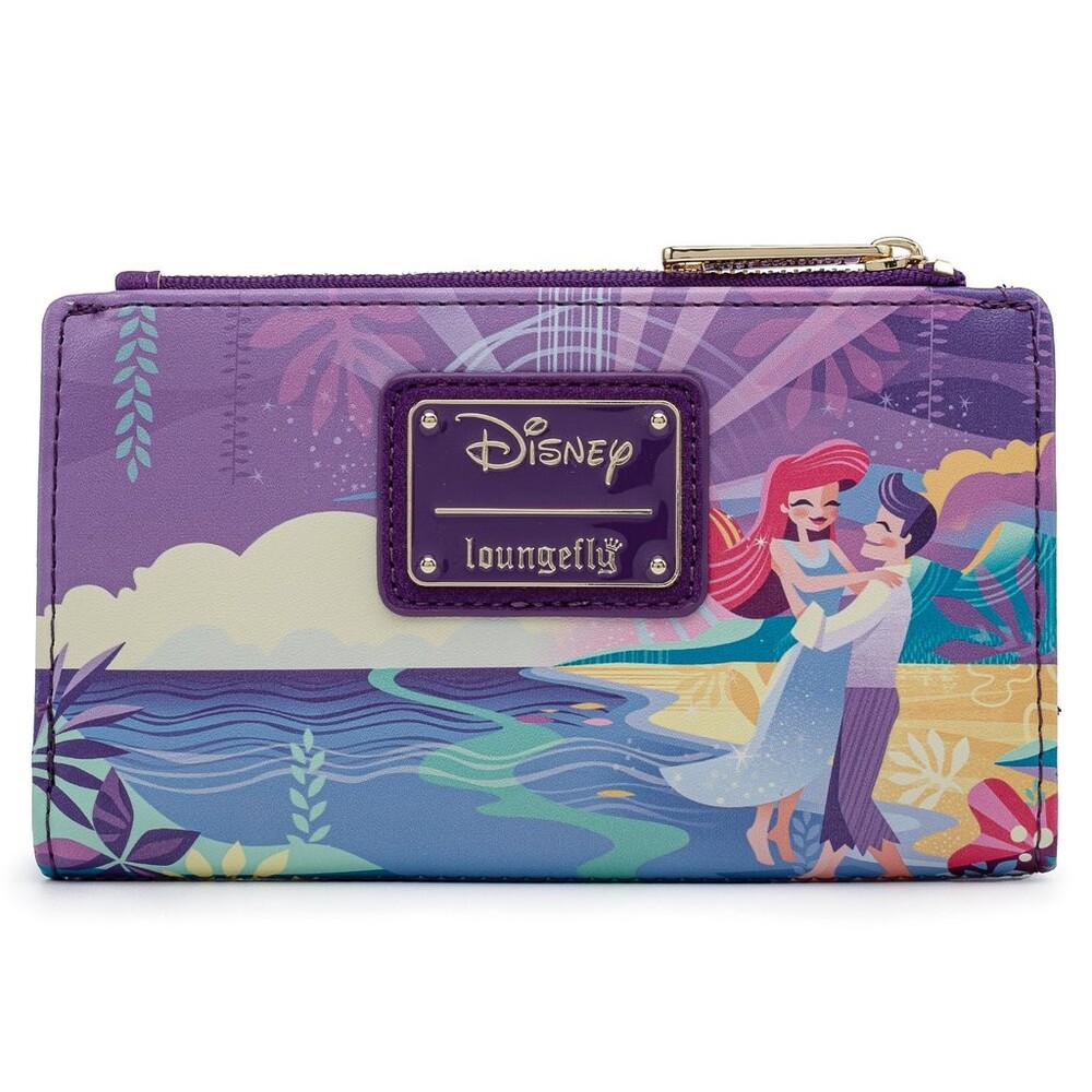 Loungefly Disney The Little Mermaid Castle Collection Flap Wallet