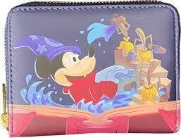 Loungefly Disney Fantasia Sorcerer Mickey US Exclusive Zip Around Wallet