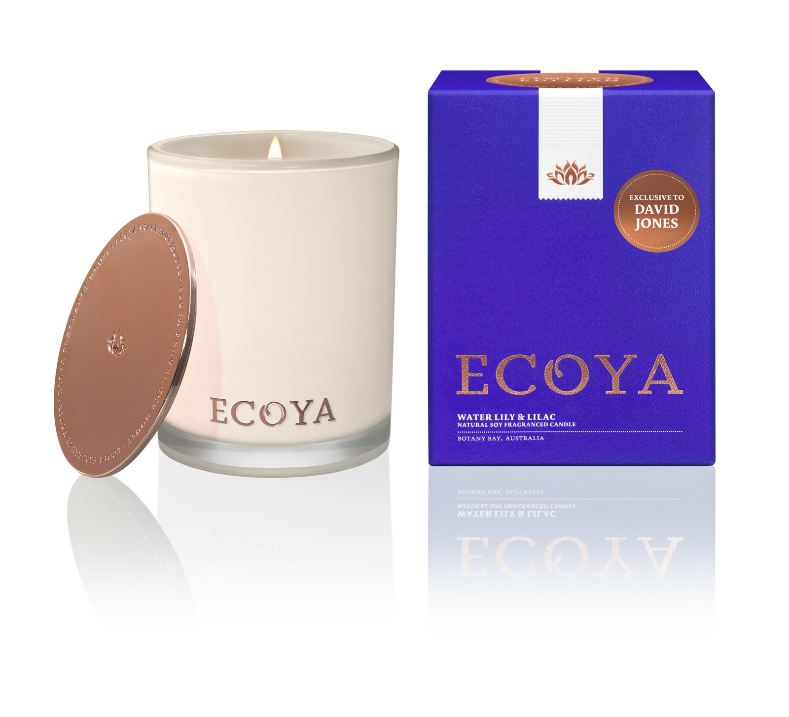 Ecoya Madison Jar Candle VERY Limited Edition Water Lily and Lilac