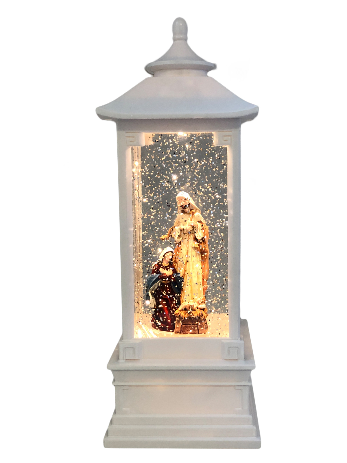 Religious Gifting Christmas Water Lantern Nativity