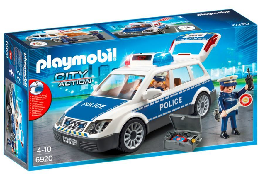 Playmobil 9236 City Action Police Van With Flashing Lights – toy-vs