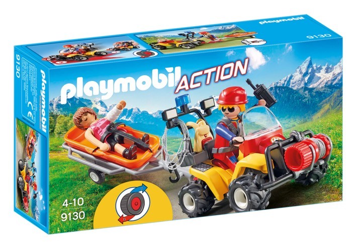 Playmobil Rescue-Speed ??Quad City Action Multicolor