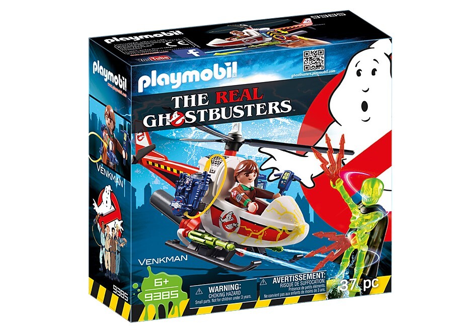 Playmobil Venkman with Helicopter Playmobil Ghostbusters