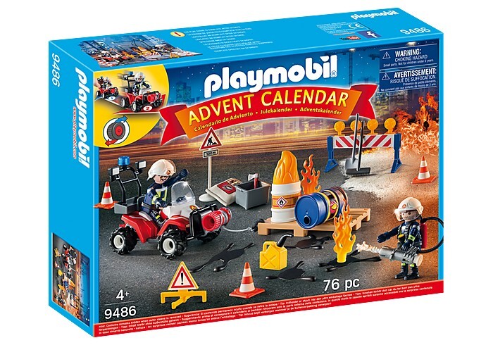 Playmobil City Action Advent Calendar Construction Site Fire Rescue