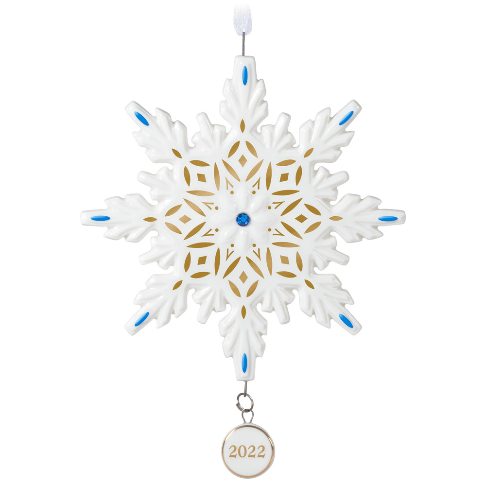 2022 Hallmark Keepsake Ornament 2022 Snowflake Porcelain