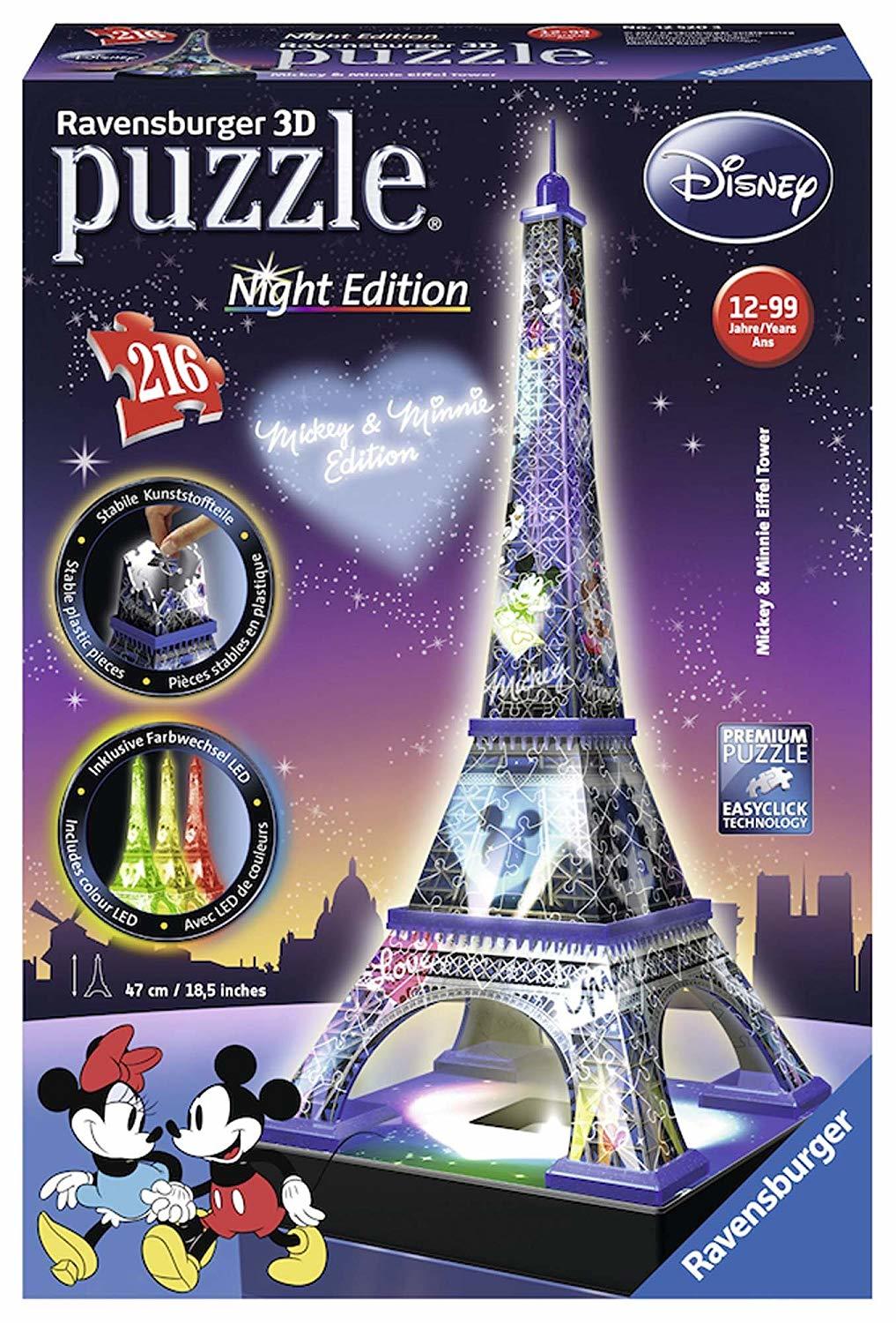 Eiffel Tower - Night Edition, 216pc 3D Jigsaw Puzzle®