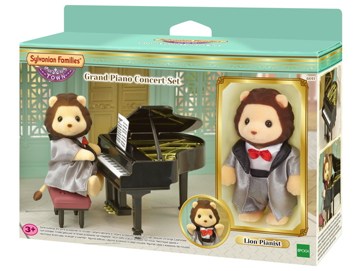 Sylvanian Families Town Grand Piano Concert Set 6011