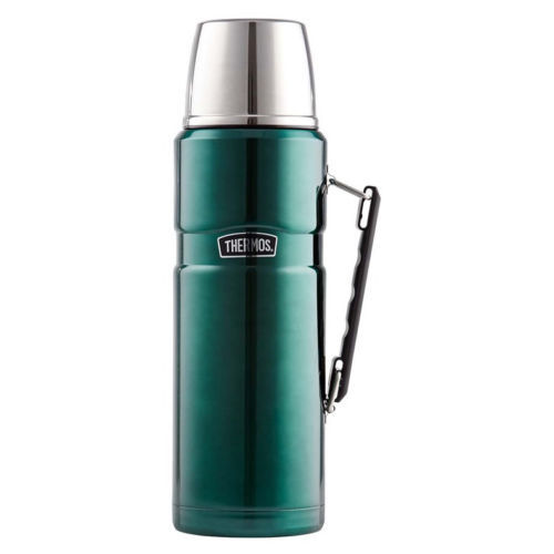 Stainless King™ Vacuum Insulated 2L Stainless Steel Beverage Bottle –  Thermos Brand