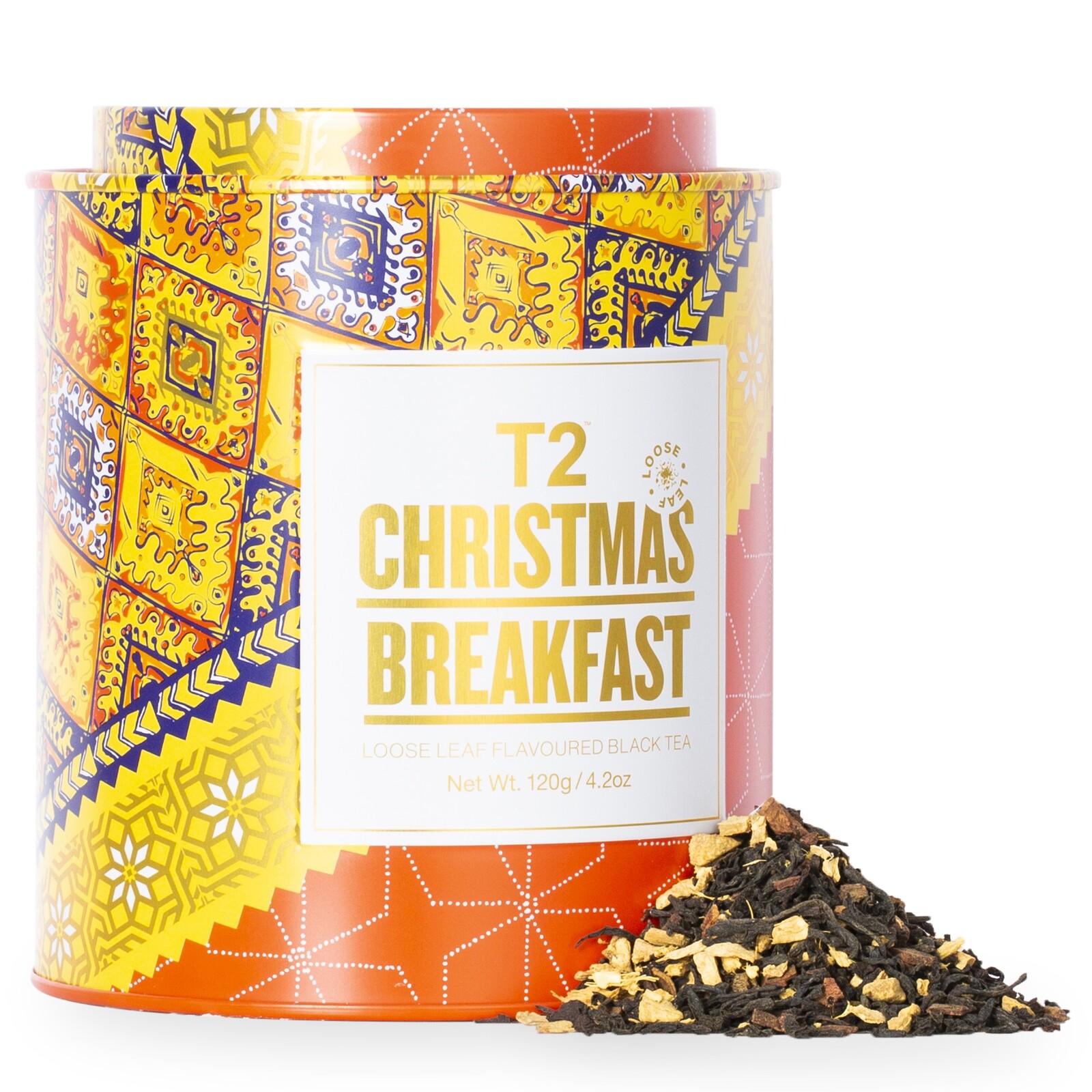 T2 Christmas Loose Leaf Gift Tin Christmas Breakfast