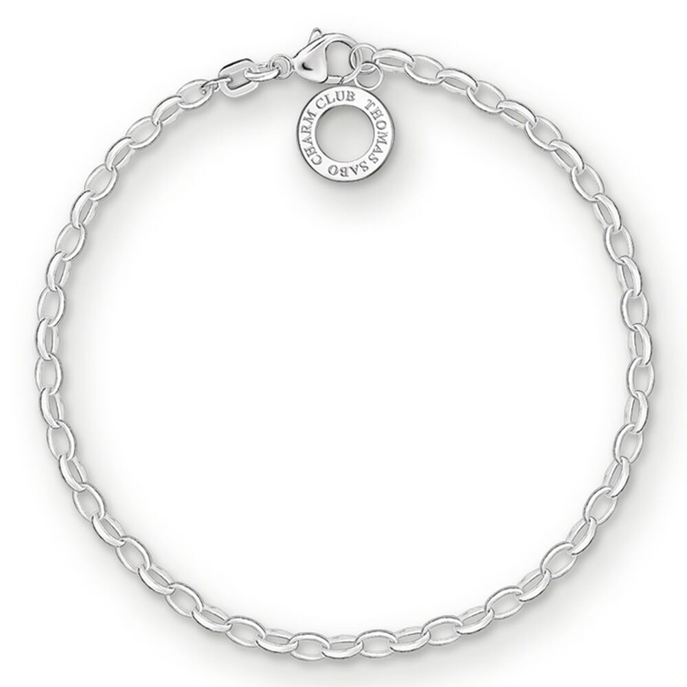 Thomas Sabo Charm Club Classic Fine Link Silver Charm Bracelet