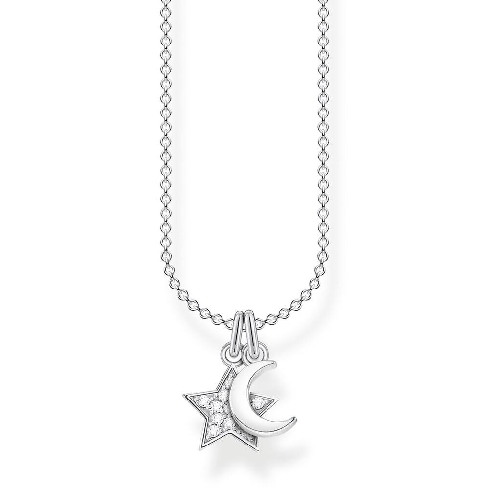 Thomas Sabo Royalty Star necklace, sterling silver, KE2140-945-7