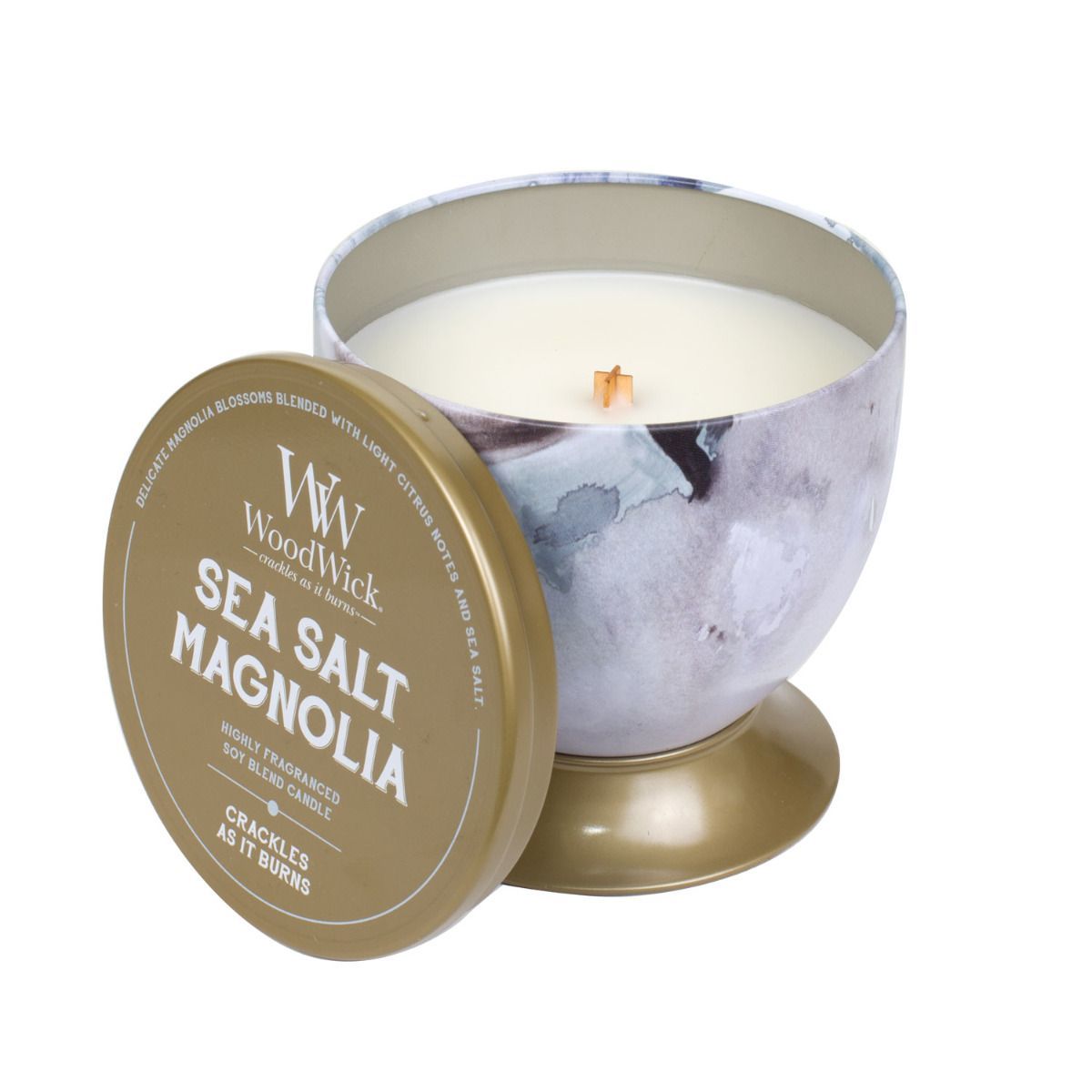 WoodWick Artisan Collection Gallerie Candle Sea Salt Magnolia