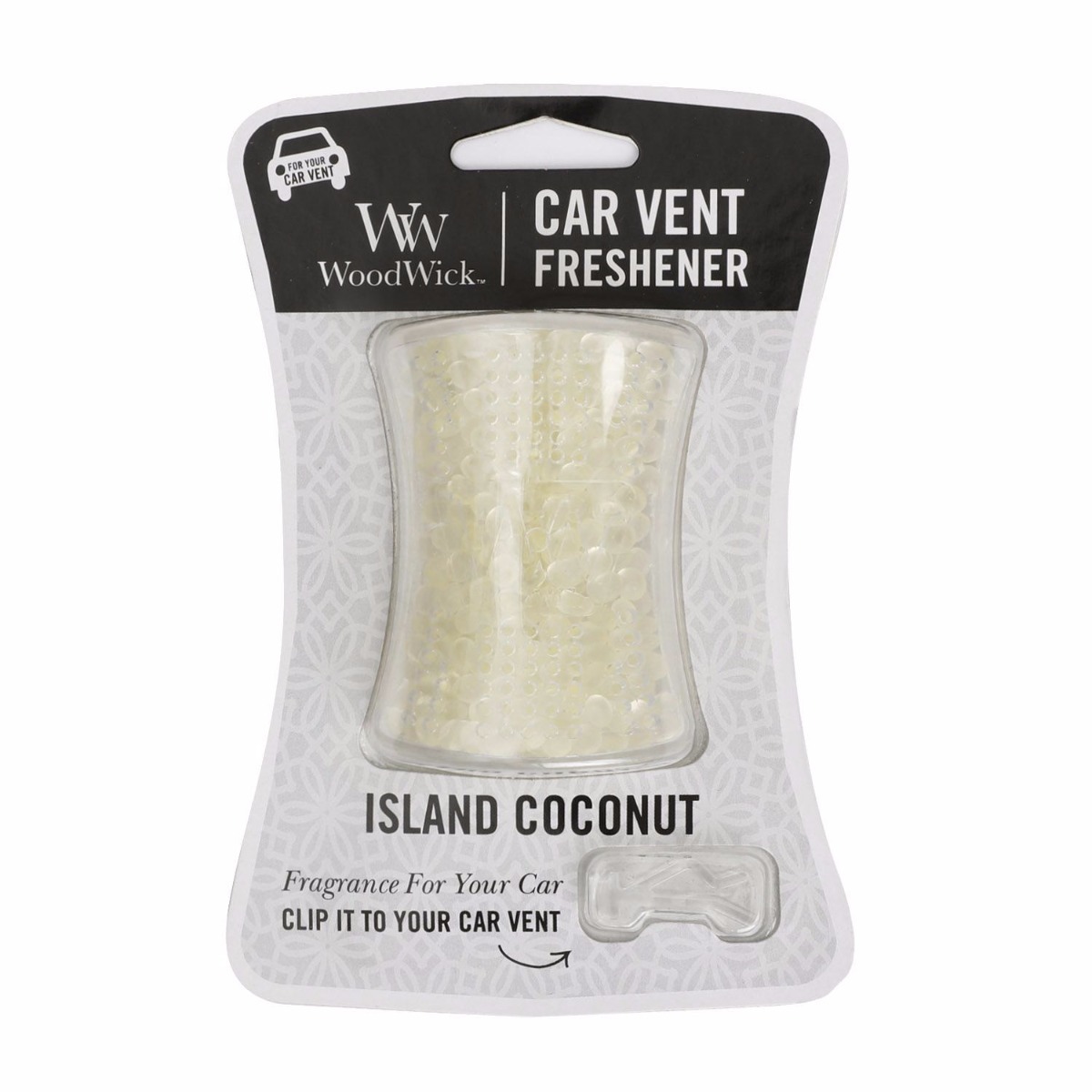 Woodwick Car Vent Freshener Island Coconut