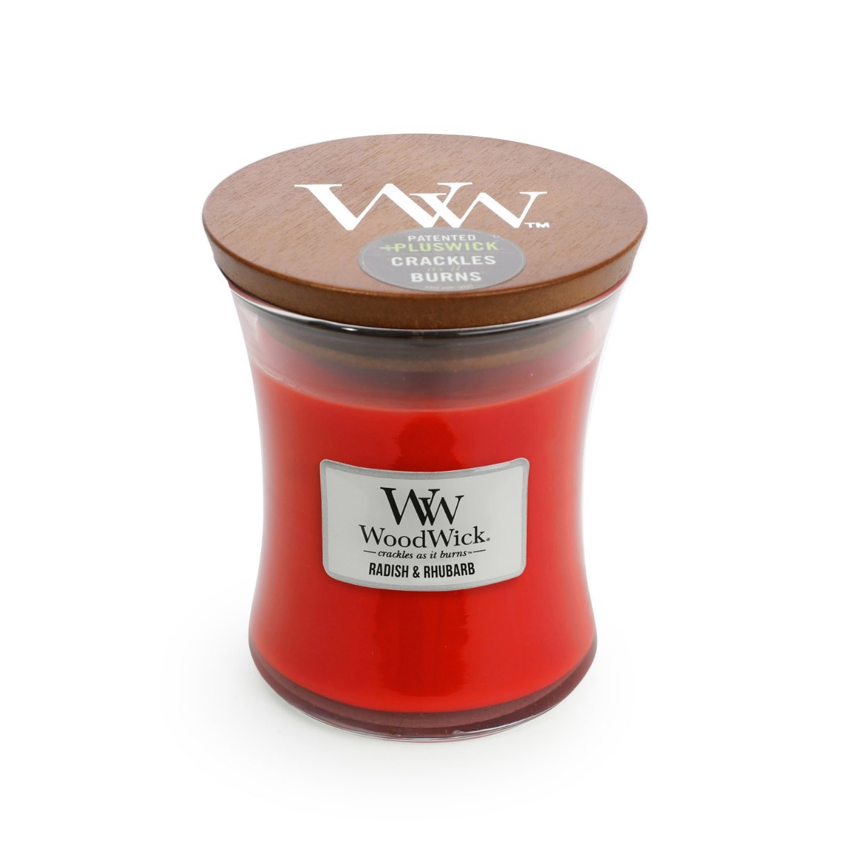 Radish & Rhubarb Medium Candle by Woodwick (Same Day Dispatch)