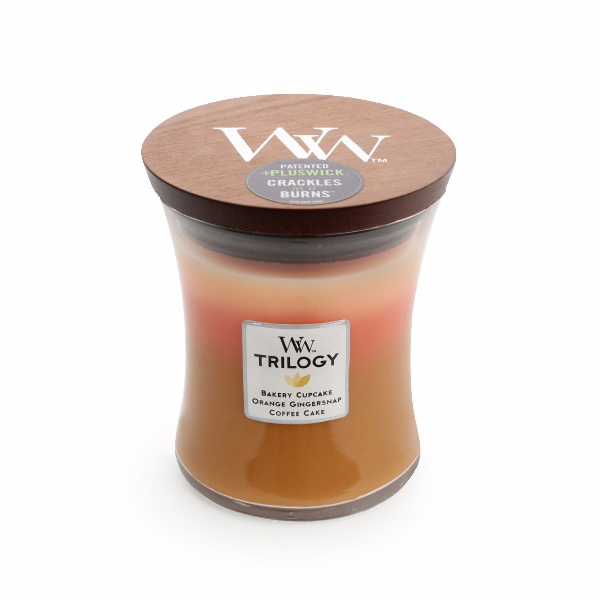 Woodwick Medium Trilogy Candle Fresh Baked