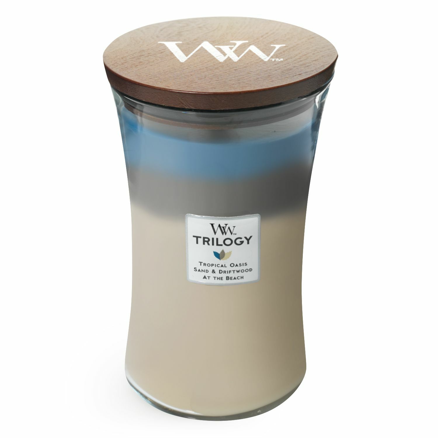 Oceanic Trilogy WoodWick® Large Hourglass Trilogy Candle - Large