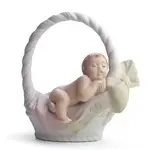 Lladro Christmas Born In 2010 Girl Ornament
