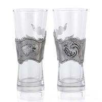 Royal Selangor Game Of Thrones Pilsner Pair - Ice And Fire 