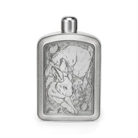 Royal Selangor Ink - Fin T Hare Hip Flask (150ml) Limited Edition 