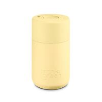 Frank Green Reusable Cup - Original 340ml Buttermilk Push Button