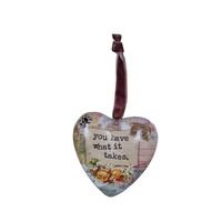 Kelly Rae Roberts Heart Ornament - What it Takes