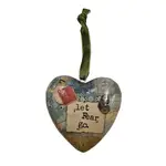 Kelly Rae Roberts Heart Ornament - Let Fear Go