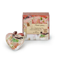 Kelly Rae Roberts Heart Ornament - Nurture Your Vision