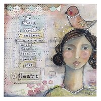 Demdaco Kelly Rae Roberts Wall Art - Heart